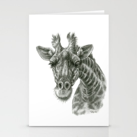 The giraffe G2012-049 Stationery Cards