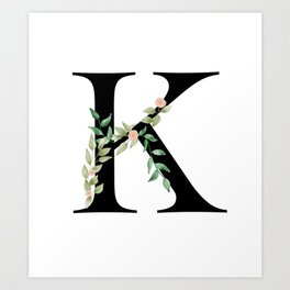 Botanical K Art Print