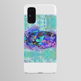 Colorful Whimsical Triggerfish Fishy Fish Beach Art Android Case