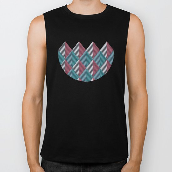 Minimal Diamonds Biker Tank
