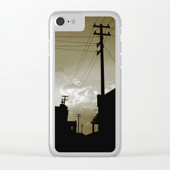 dust city Clear iPhone Case