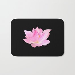 Simply lotus  Bath Mat | Painting, Digital 