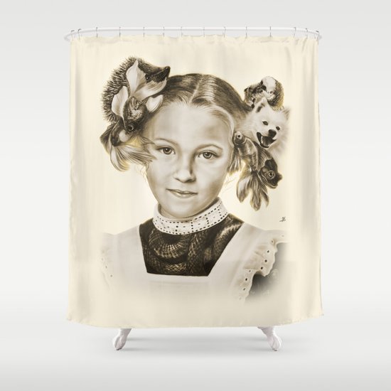 Childhood Pets Shower Curtain