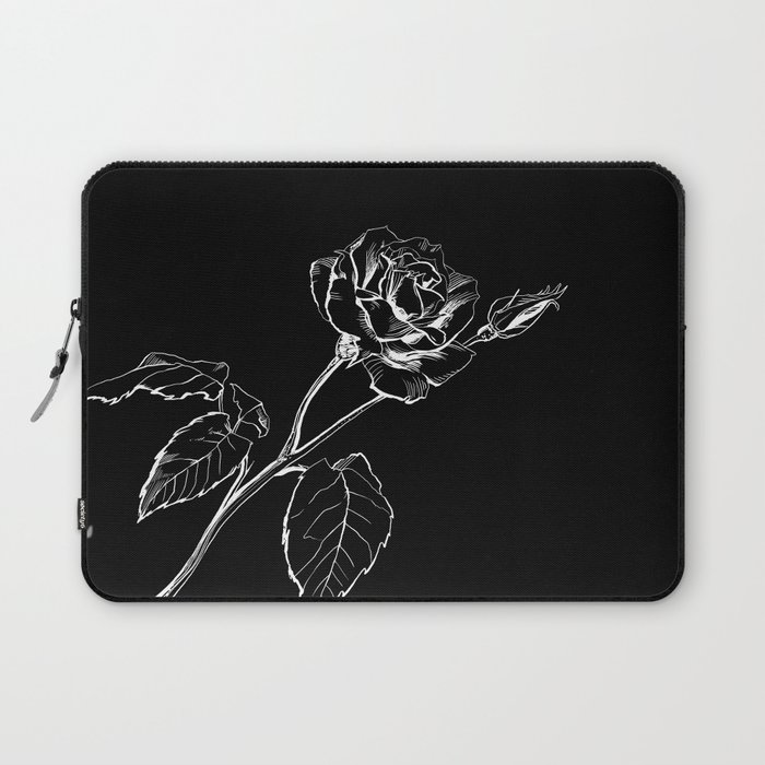 Black Rose Laptop Sleeve