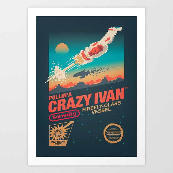 Crazy Ivan Art Print