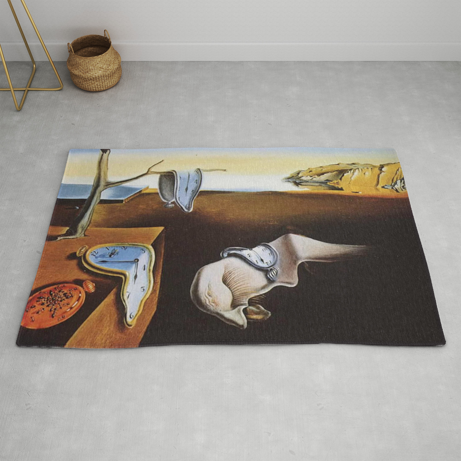 The Persistence Of Memory Salvador Dali Rug By Iconicpaintings Society6