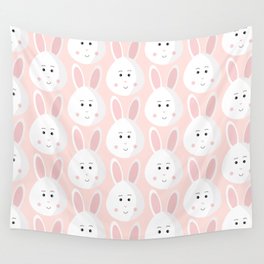  Cute kawaii hand-drawn doodle bunny  for girls Wall Tapestry