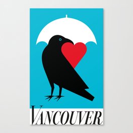 Vancouver's Canuck the Crow Canvas Print