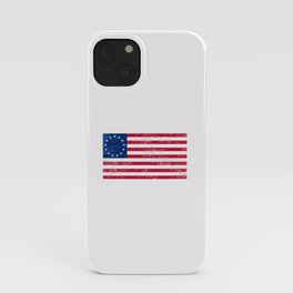 Betsy Ross Flag, Victory 1776, Independence Day iPhone Case
