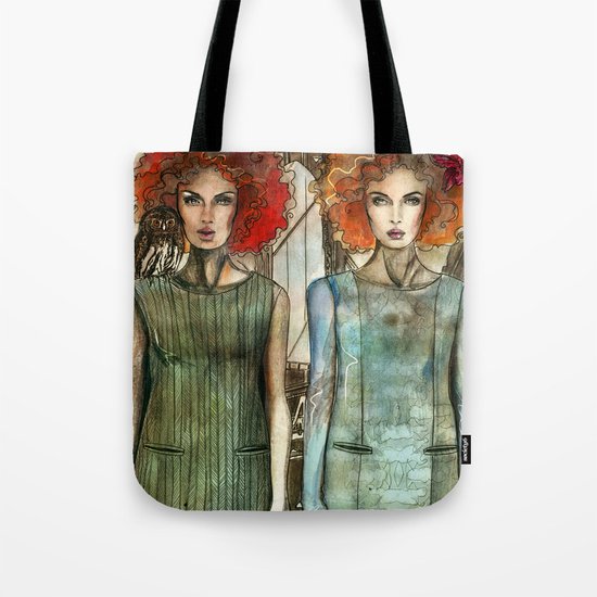 Bridge Owl Tote Bag
