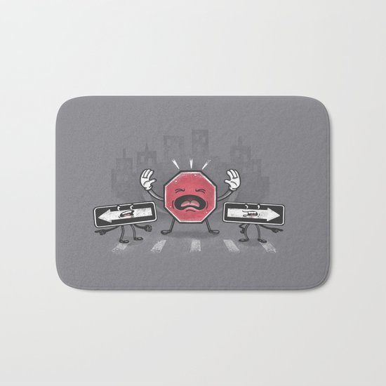 Sign Language Bath Mat