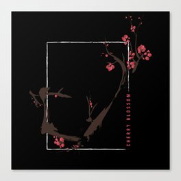Cherry Blossoms Spring Japan Nature Canvas Print