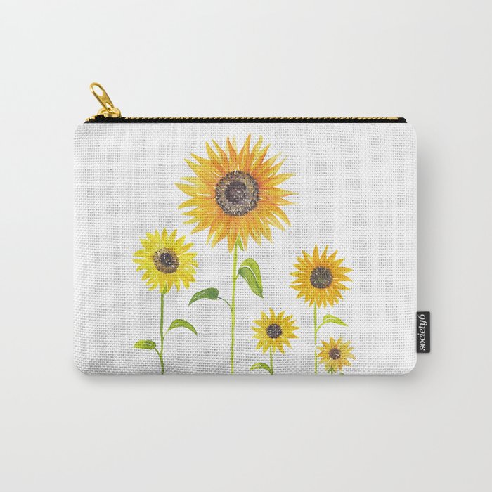 Society6◆トートバッグ◆M - 約40cm x 約40cm◆Yellow sunflowe Sunflowers Watercolor Painting Tote Bag by Kris Kivu | Society6