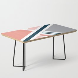 Colorful retro geometry Coffee Table