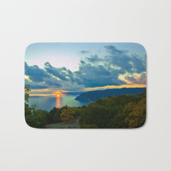 sea sunset Bath Mat