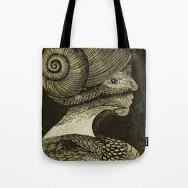 Transformations, 12, Twists & Scales (A Collage Story) Tote Bag