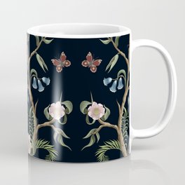 Chinoiserie Dark Oriental Floral Mug