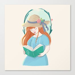 The Book Lover Canvas Print
