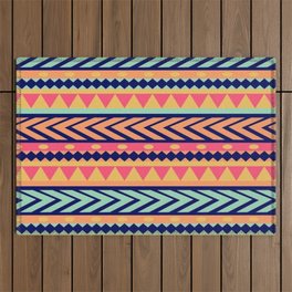 Aztec pattern bohemian design  Outdoor Rug