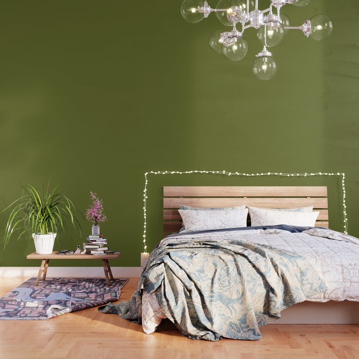 Topiary Green Wallpaper