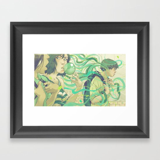 Ghost Hedghog Framed Art Print
