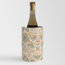 William Morris Strawberry Thief Gold Vintage Pattern Wine Chiller