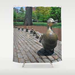 Make Way for Ducklings Shower Curtain