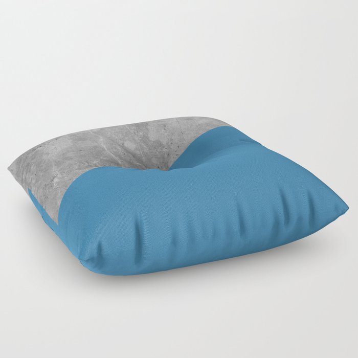 Geometry 101 Saltwater Taffy Teal Floor Pillow