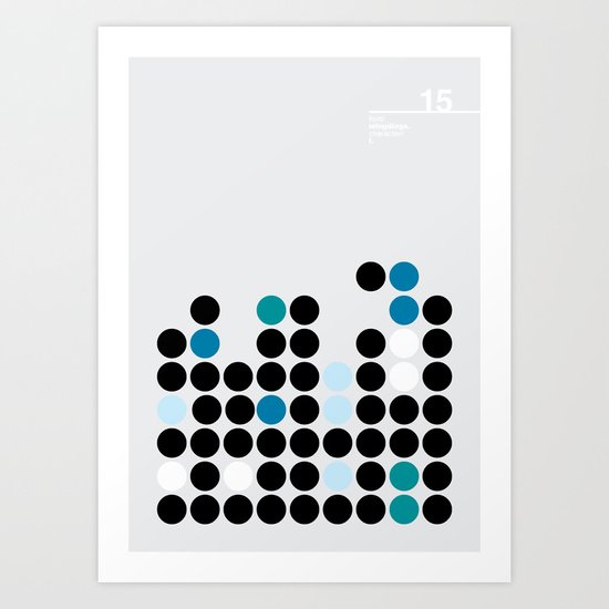 15_wingdings_I Art Print