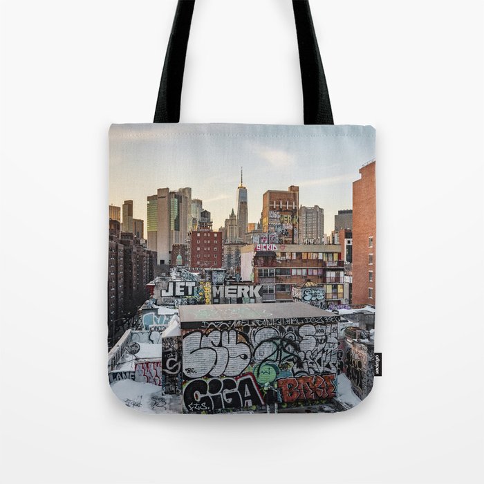 New York City Sunset Views | Travel Photography in NYC Tote Bag