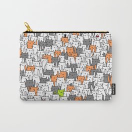 Bunny among cats Carry-All Pouch
