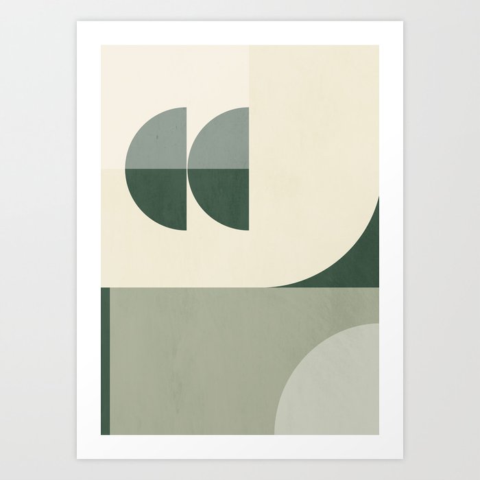 Geometric Abstract 75 Art Print
