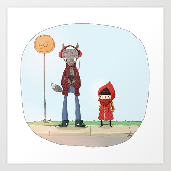 Red Riding Hood Art Print