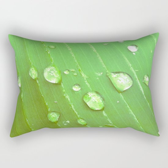 Jungle Drops. Rectangular Pillow