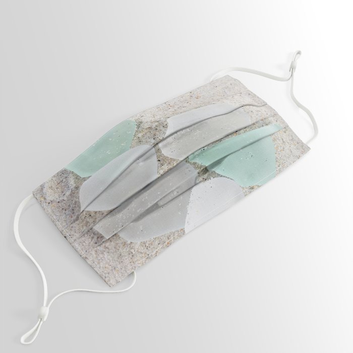 Topsail sea glass Face Mask