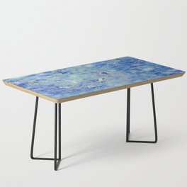 Water Blue Shapes Coffee Table