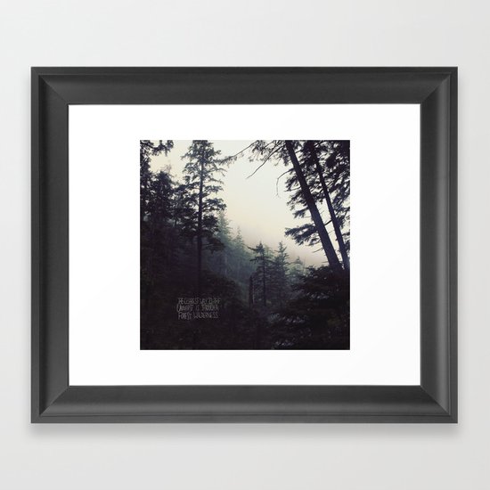 Forest Universe II Framed Art Print