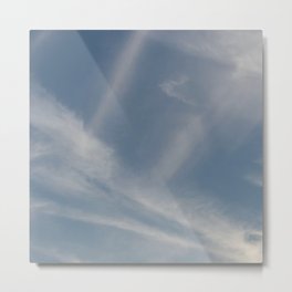 Spring Evening Sky // Cloud Photography Metal Print