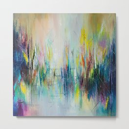 Mirage city Metal Print | Colorfulabstract, Oil, Abstractcityscape, Ukrainianart, Painting, Abstractart 