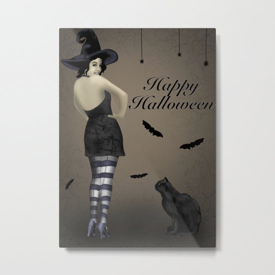 Sassy Witch Metal Print