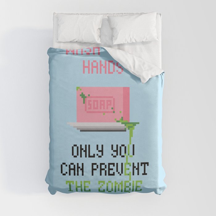 Wash Your Hands Duvet Cover