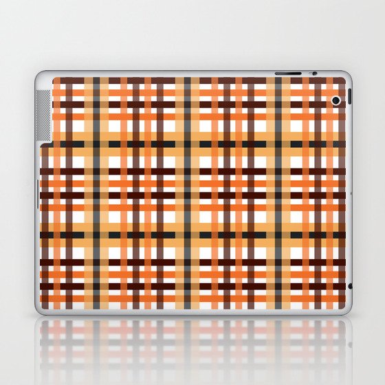 Thanksgiving Plaid Pattern 02 Laptop & iPad Skin