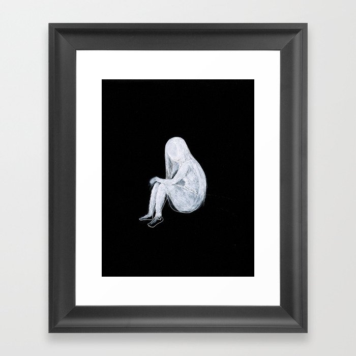 Yeti Girl Framed Art Print