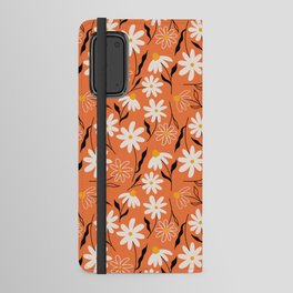 Daisy Pattern Android Wallet Case