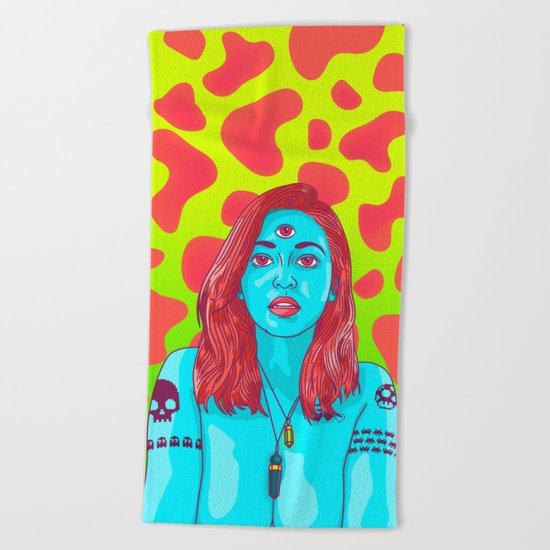 A HIGHER STATE OF CONSCIOUSNESS Beach Towel