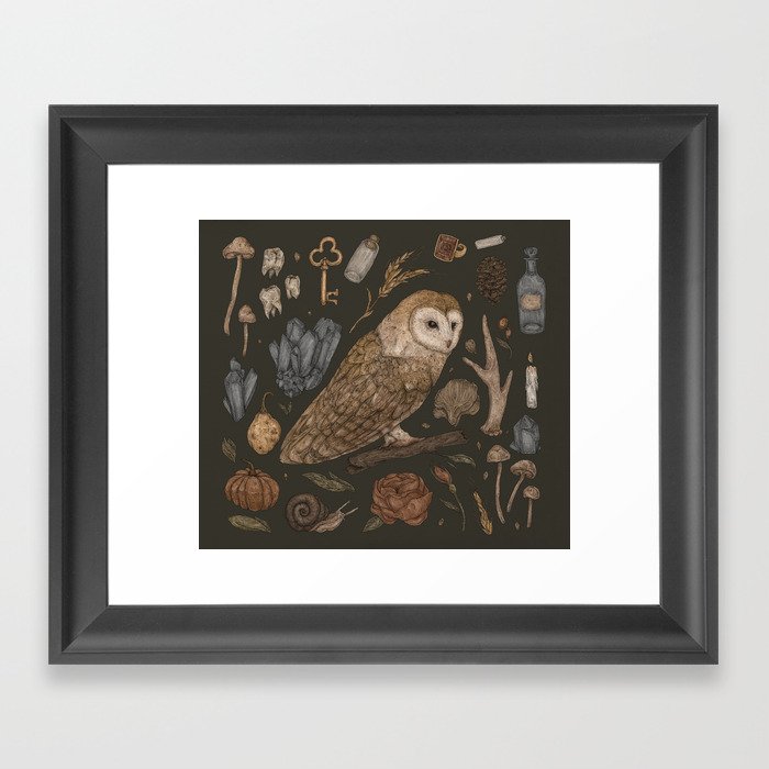 Harvest Owl Framed Art Print