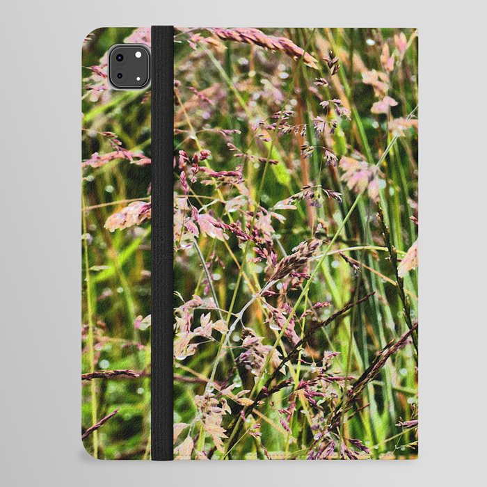 Scottish Highlands Wild Long Summer Grass in I Art iPad Folio Case