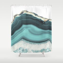 Sea Agate Shower Curtain