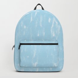 Sky Blue Scribble Texture Backpack