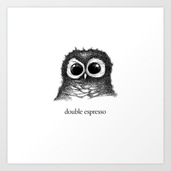 double espresso Art Print